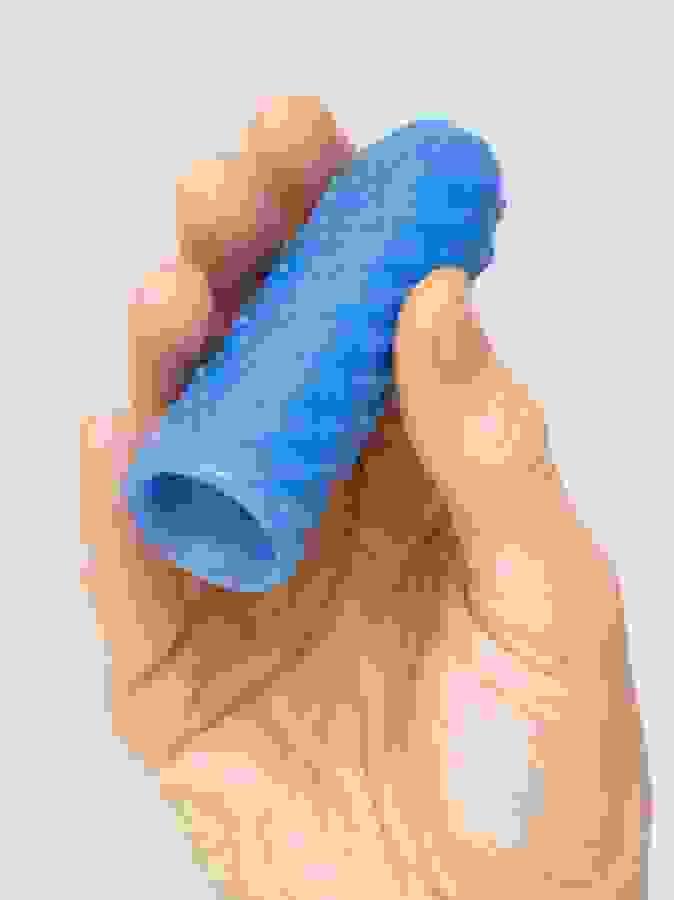 Arcwave Ghost Silicone Reusable Reversible Textured Male Stroker, Blue, hi-res